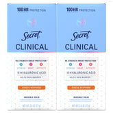 Secret Clinical Strength bottle front offers reliable protection for busy days.