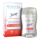 Secret desodorante clinico sandía burbujeante en botella para uso diario