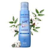 Secret desodorante corporal sin aluminio, frasco con aerosol, frescura para todo el cuerpo
