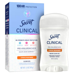 Secret desodorante gel claro 100h protege contra el sudor durante todo el día