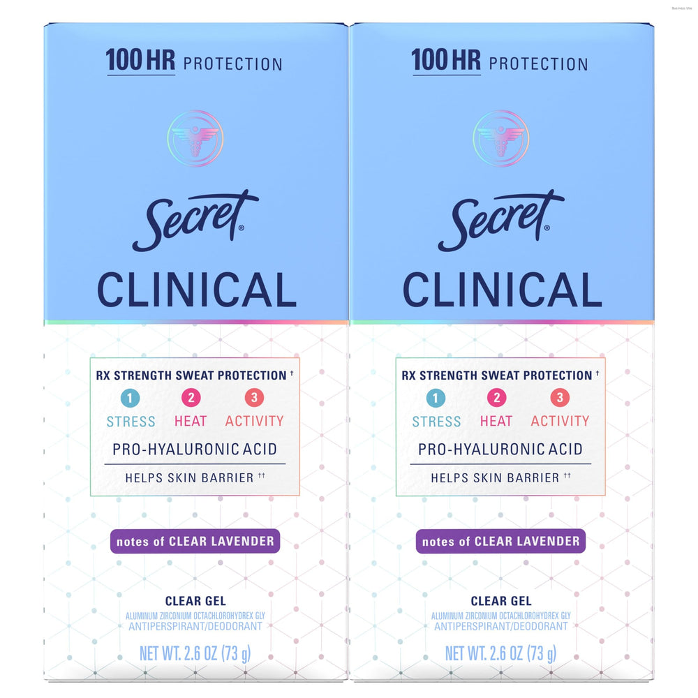 Secret desodorante gel transparente Lavanda Clara para protección diaria