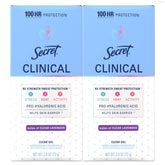 Secret desodorante gel transparente Lavanda Clara para protección diaria