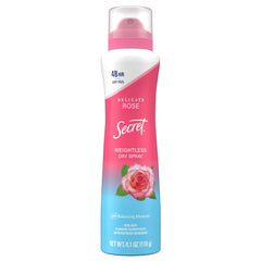Secret desodorante para mujer, aerosol se seca al instante para uso diario