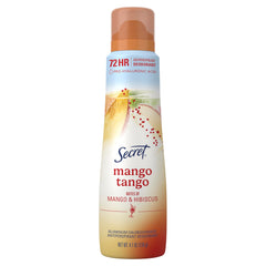Secret desodorante spray seco Mango Tango, protección 72 h para todo el día