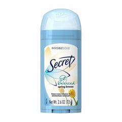 Secret Desodorante Spring Breeze barra con aroma fresco y protección de 24 horas.