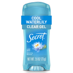 Secret Fresh antiperspirant bottle showing 72-hour protection and freshness.