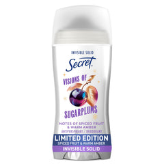 Secret Fresh antitranspirante, botella frontal, protección duradera todo el día.