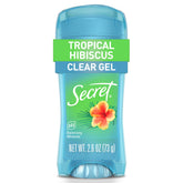 Secret Fresh clear gel deodorant bottle delivering all-day freshness