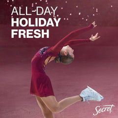 Secret Fresh Holiday Champagne Blush scent with berries for festive daily freshness