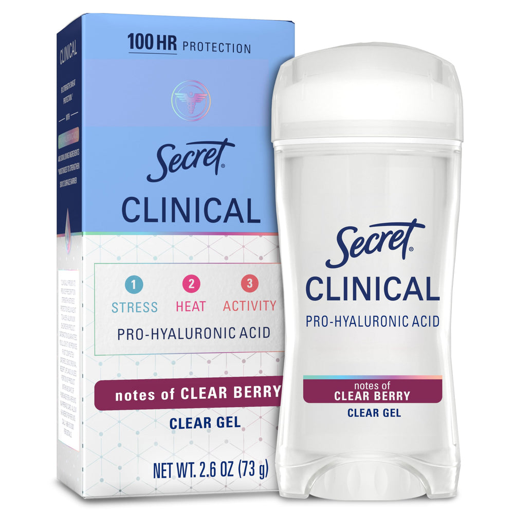 Secret Fuerza Clínica desodorante para mujer en botella, protección prolongada todo el día