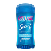 Secret Outlast bottle pour for easy, mess-free application and lasting freshness.