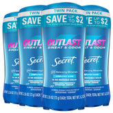 Secret Outlast desodorante para mujer, 72 horas de protección.