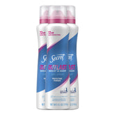 Secret Outlast Dry Spray bottle shown for quick odor protection