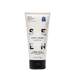 SEEN Curly Creme fragrance-free bottle front for defined curls