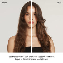SEEN Deeper Conditioner smooths hair and reduces frizz