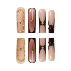 SEENEEY XL acrylic press-ons pack for quick, confident manicures.