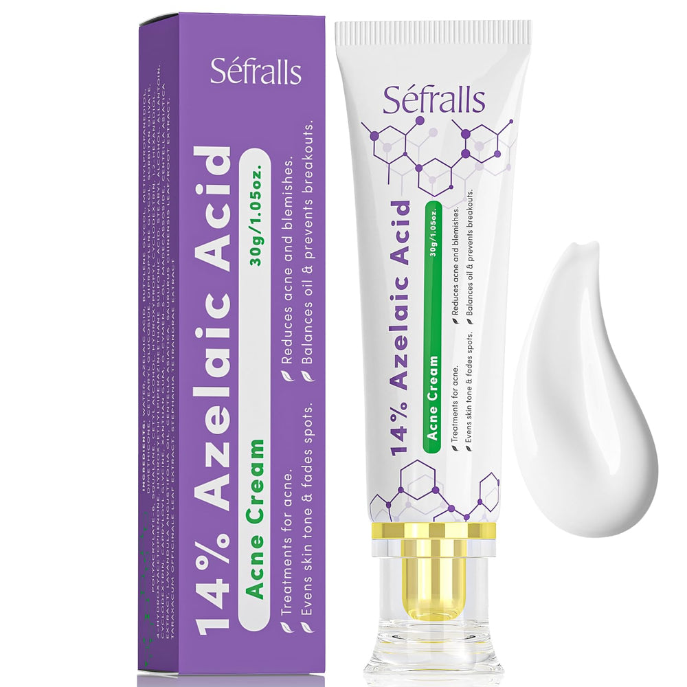 Sefralls crema azelaico 14% para acné, aplicación suave que ayuda a reducir rojez.