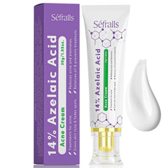 Sefralls crema azelaico 14% para acné, aplicación suave que ayuda a reducir rojez.