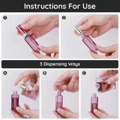 Segbeauty refill kit includes funnel, dropper, and pump for easy topping up.