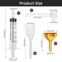 Segbeauty refill tools kit funnels facilitate clean bottle refills with no spills.