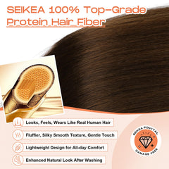 SEIKEA Cheer attachment with top and bottom combs for secure fit.
