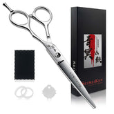 SEIMEIKEN hair cutting scissors with 6-inch convex blade for precise, smooth cuts