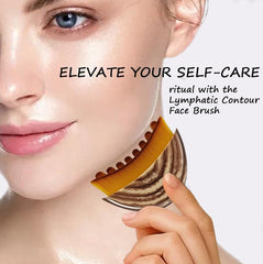 SEINGTOOM Lymphatic Contour Brush sculpts chin and jawline for natural definition.