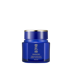 SEKKISEI Cream Excellent jar closeup showing a rich, glowing texture for hydrated skin.