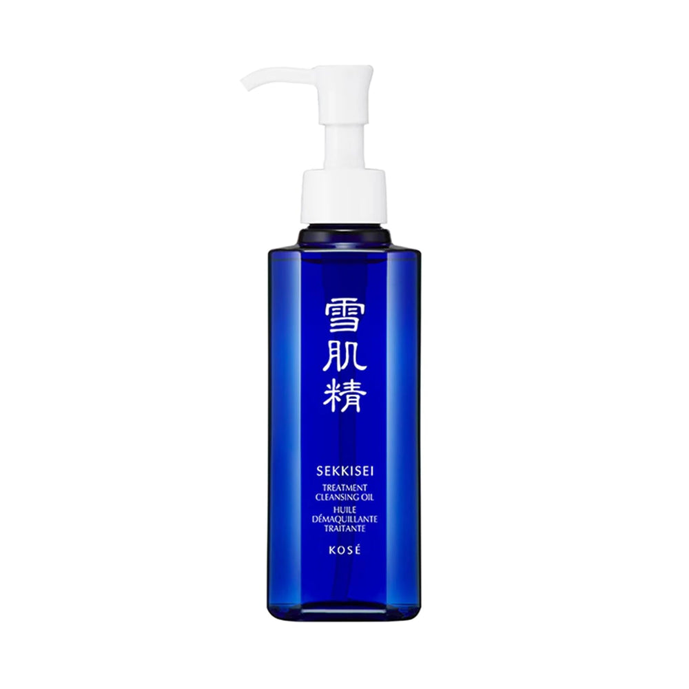 SEKKISEI Treatment Cleansing Oil bottle for radiant skin after cleansing.