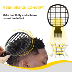 Selalu curl sponge glove-right provides gentle, even application for sensitive scalps