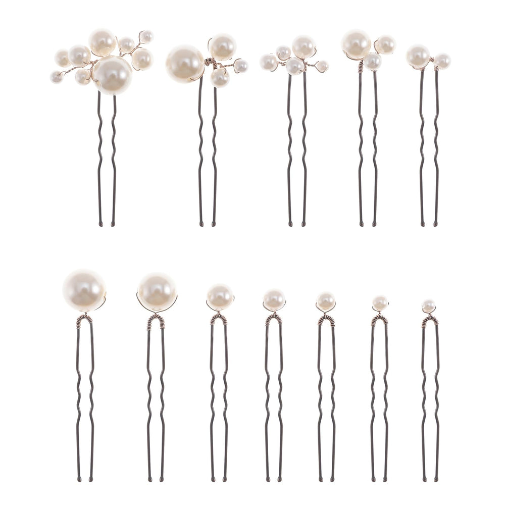 SELFCLOUD pin cabello perlas boda; accesorio elegante para peinado nupcial.
