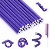 Selizo 30Pcs foam curlers set for easy no-heat styling at home
