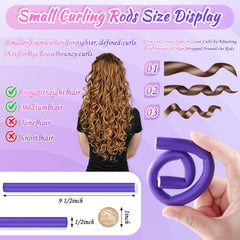 Hair comb included with Selizo curlers for simple sectioning