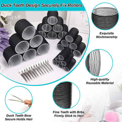 Selizo medium roller to shape balanced curls on medium-length hair.