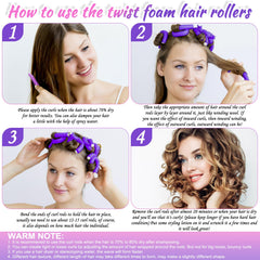 No-heat curlers set provides flexible styling without damage