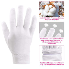 Detalle del puño elástico de los guantes Selizo con ajuste seguro.