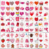 Conjunto Sellentduct de 180 tatuajes de San Valentín para niños, perfecto para bolsas de regalo.