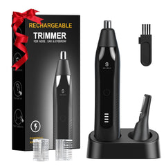 Selouj 3-in-1 precision grooming kit for nose, ear and brow, portable for busy mornings.