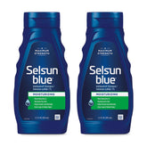 Selsun Blue hidratante anti-caspa con aloe, botella de 11 oz para cabello seco.
