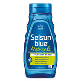 Frasco de 11 oz de Selsun Blue Naturals para combatir la caspa diaria.