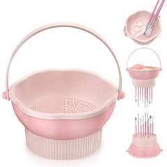 Senbowe 3in1 makeup brush cleaner mat for efficient cleaning of all brushes.