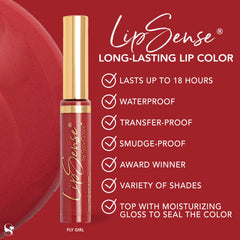 SeneGence LipSense application guide for precise, streak-free color.
