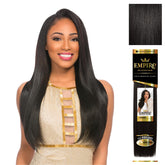Sensationnel Empire Yaki hair close-up, silky texture ideal for faux highlights and easy styling.