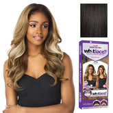 Sensationnel What Lace 13x6 front view shows natural density for seamless parting.