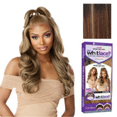 Sensationnel Glenna wig front view with 13x6 lace for natural parting and versatile styling.