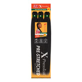 Sensationnel X-PRESSION 58-inch pre-stretched braids for quick box braids.