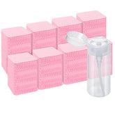 Seonggong toallitas para uñas sin pelusa con dispensador: limpieza suave sin residuos.