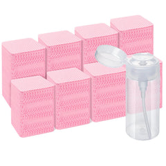 Seonggong toallitas para uñas sin pelusa con dispensador: limpieza suave sin residuos.