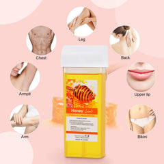 Seopri honey wax roller 4-pack ready for home use or salon