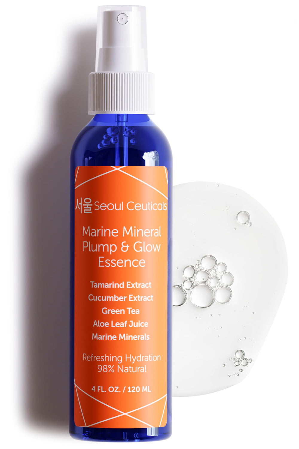 SeoulCeuticals Esencia Toner spray pepino para hidratación rápida.